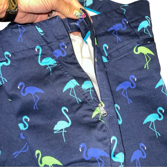 Ralph Lauren Golf Flamingo Print Sateen Active Tropical Vacation Athletic Short - Picture 3 of 16